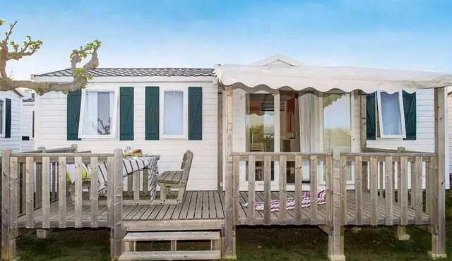 Mobil-home | Comfort | 2 Bedrooms | 4/6 persons | Raised terrace | A/C | TV
