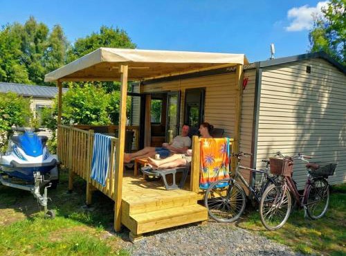 Mobil-home confortable avec terrasse à Saint-Gérons - API-1-52-1311