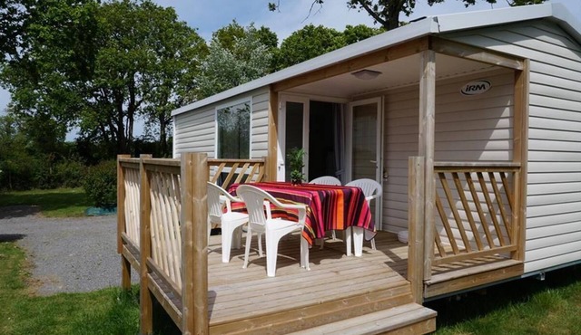 Mobil-home de 28m2 Avec Terrasse Semi-couverte