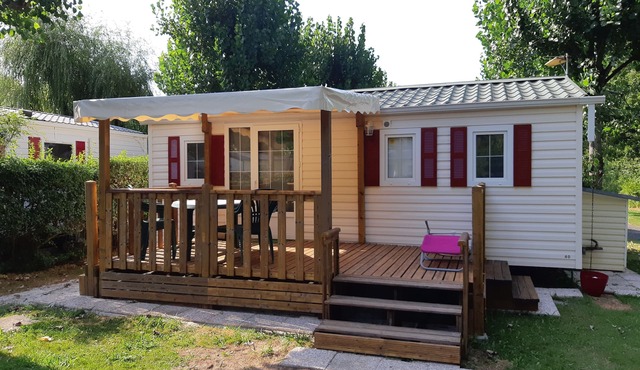 Mobil-home en Bordure de Nive Pour 4 Pers