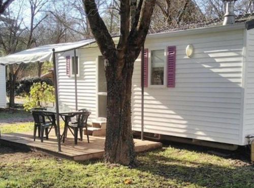 Mobil-home avec terrasse et salon de jardin - API-1-52-502