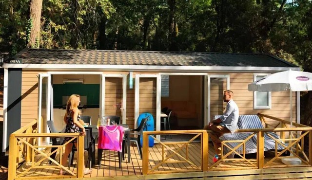 Mobil-home Aqua 3 rooms 4/6 persons + TV