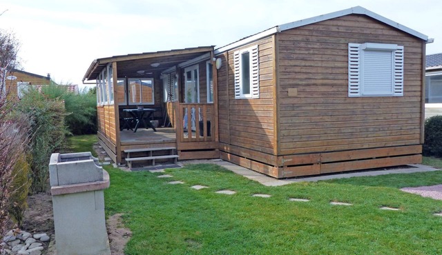 MOBIL-HOME IN GRANCAMP MAISY IN CALVADOS IN NORMANDY