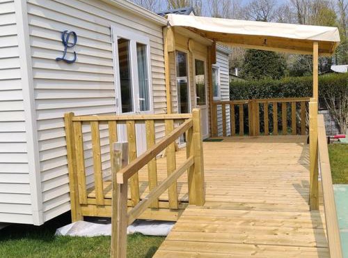 Mobil home PMR avec terrasse, 2 chambres pour 3 pers. - API-1-52-548