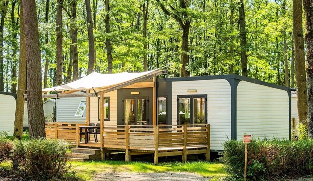 Mobil-home | Premium | 3 Bedrooms | 6/8 persons | Raised terrace