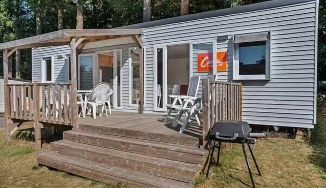 Mobil-home | Premium | 3 Bedrooms | 6/8 persons | Raised terrace