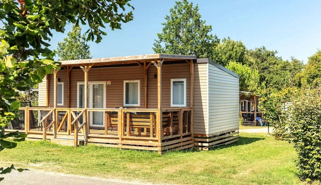 Mobil-home | Premium | 3 Ch. | 6 pers. | Terrace Lounge | A/C | TV