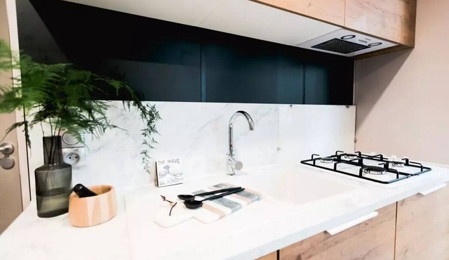 Mobil-home Premium 33m² - 3 bedrooms + Terrace 15m² + TV + Clim + LV 6 persons