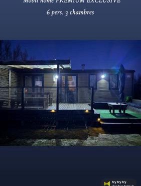 Mobil-home Premium 3ch 6 pers Camping les Dunes à Torreilles
