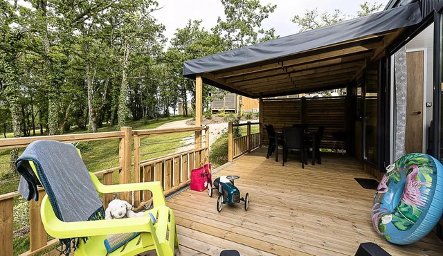 Mobil-home Premium Lacave - (2 bdrms) - TV - air conditioning - LV - 2 bathrooms 6 people