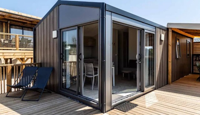 Mobil Home Premium Large 4 Rooms 6 People Air-conditioned + TV