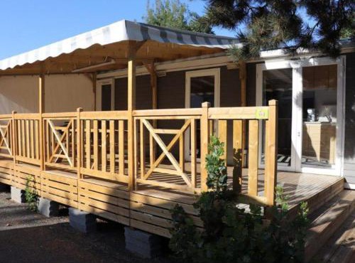 Mobil-home spacieuse avec terrasse à Bretignolles-sur-Mer - API-1-52-422