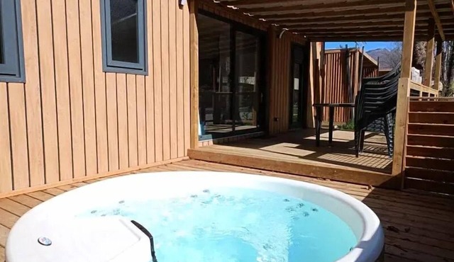 Mobil-home SPA Premium 40m² - 3 bedrooms - 2 bathrooms + Terrace + Reversible air conditioning + TV 6 persons