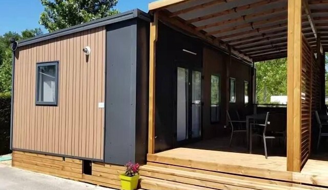 Mobil-Home Tribu 6 Rooms 10 People Air-conditioned + TV 3sdb