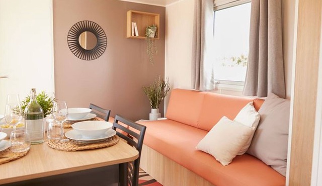 Mobile home for 6, terrace, 3 bedrooms