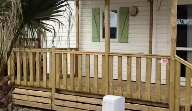 Mobile home 16m² - Super Astria - bord d'étang 2 persons