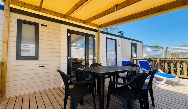 Mobile home 32m² with terrace - 3 bedrooms, 6 people
