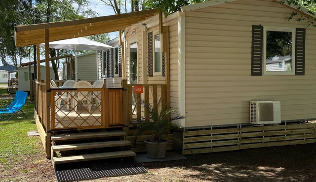 Mobile home 6 persons air-conditioned on Camping 3* Boofzheim 15 min Europa Park
