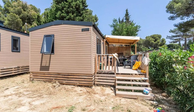 Mobile-home | Comfort | 3 Bedrooms | 6 sleeps | Raised terrace | A/C