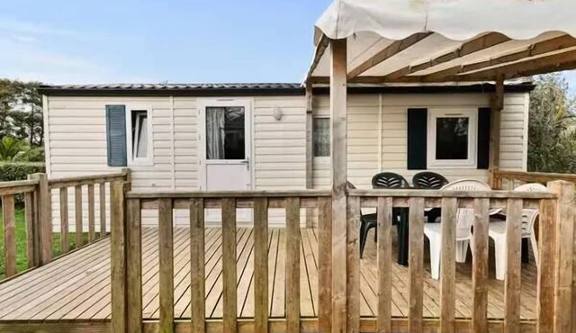 Mobile-home | Comfort | 3 Bedrooms | 6 sleeps | Raised terrace | A/C