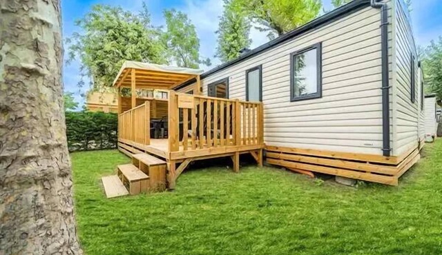 Mobile-home | Comfort | 3 Bedrooms | 6 sleeps | Raised terrace | A/C