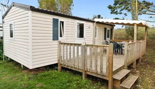 Mobile-home | Comfort | 3 Bedrooms | 6 sleeps | Raised terrace | A/C
