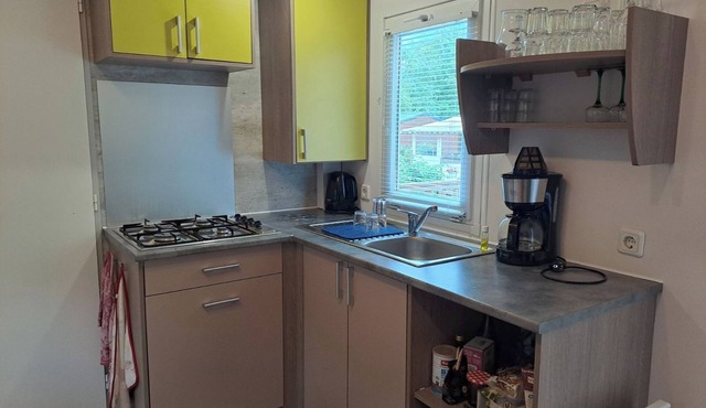 Mobile Home Dans un Camping Familial Animaux de Compagnie Acceptés