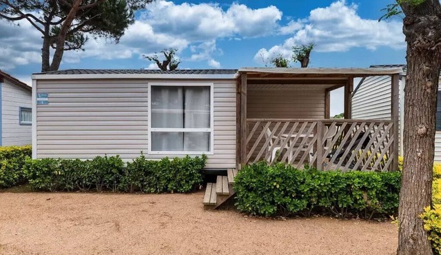 Mobile home Einfache Terrasse
