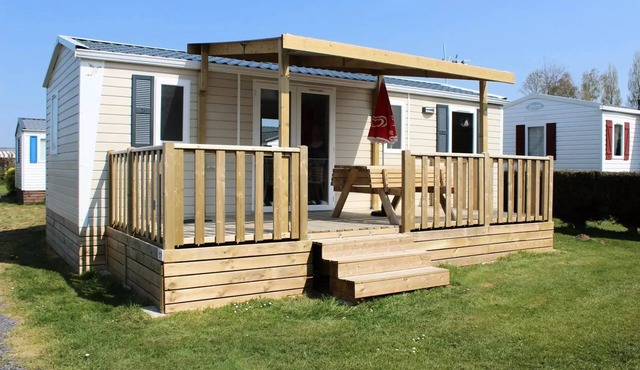 Mobile home Eva 33 3 bedrooms - 33 m² + semi-covered terrace 6 persons