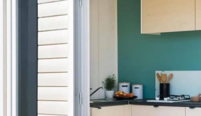 Mobile home for 2 with terrace
