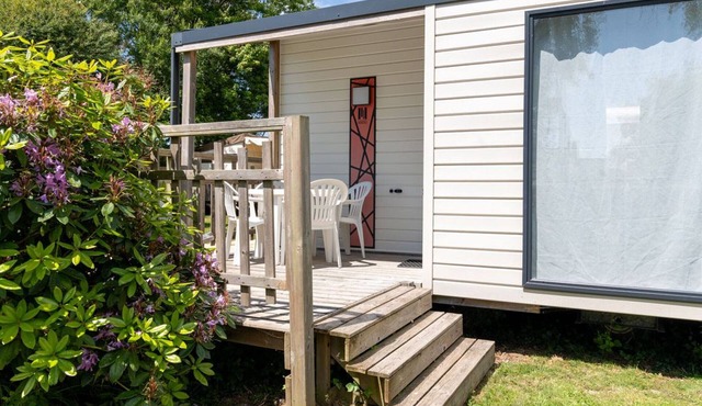 Mobile home for 4 ppl. with terrace - Tréguennec