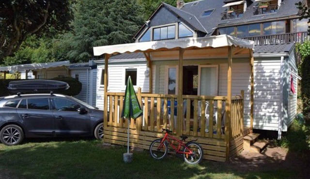 Mobile home for 5 guests, terrace, equipped kitchen