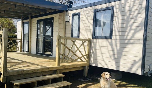 Mobile-home for 6 with terrace