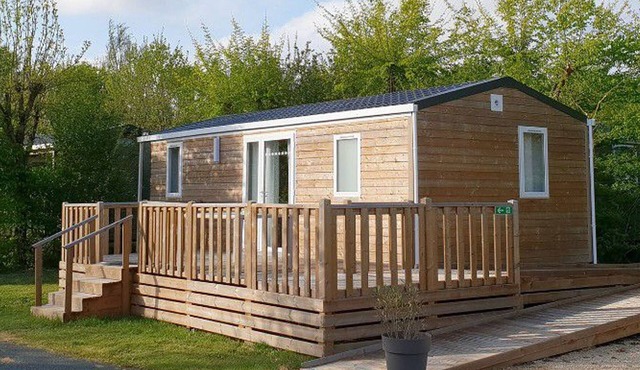 Mobile home 6 pax PMR with terrace in Chaillé-les-Marais