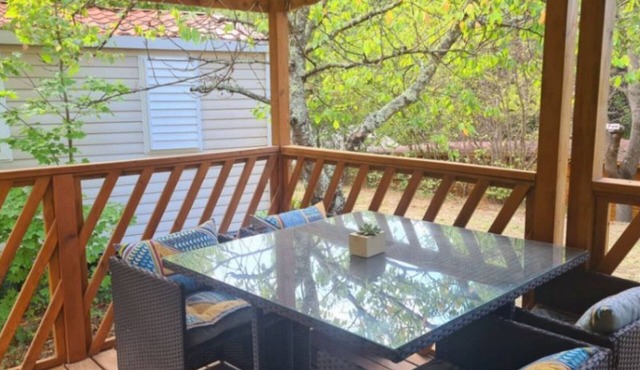 Mobile home for 4 with terrace