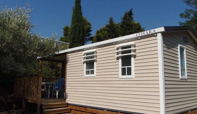 Mobile-home with AC, pets welcome - 4 guests