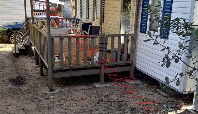 Mobile home beach 900 meters