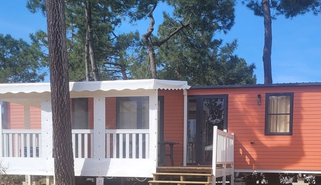 Mobile home with terrace - 3 bedrooms, equipped kitchen