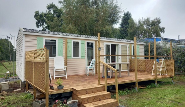 Mobile home in campsite, ideal for families, close to beaches