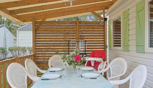 Mobile Home "Le Marie Elodie 85" with 2 Shared Pools, Private Terrace & Wi-Fi