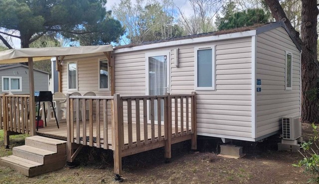 Mobile home model 2019 for 6 people at "La palmeraie" 4* campsite