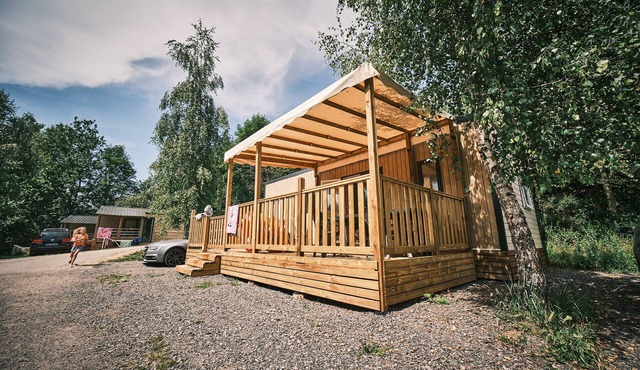 Mobile home nestled in the heart of the Vosges forest