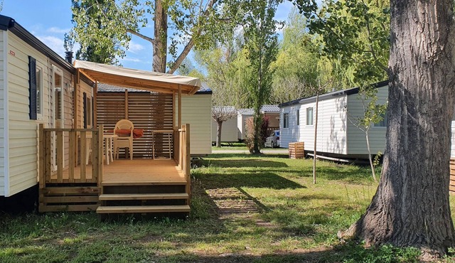 Mobile home on the edge of the Verdon
