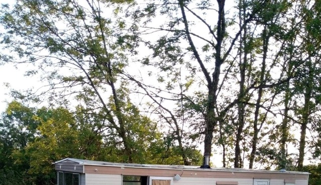 Mobile home on the farm