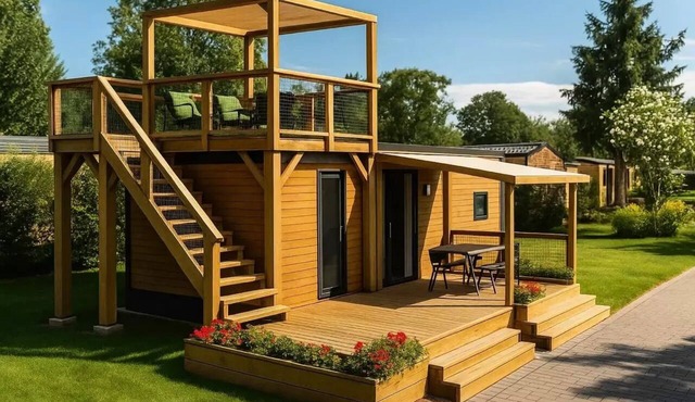 Mobile home Prestige Plus with Rooftop - 3 Bedrooms - 32m² 6 persons