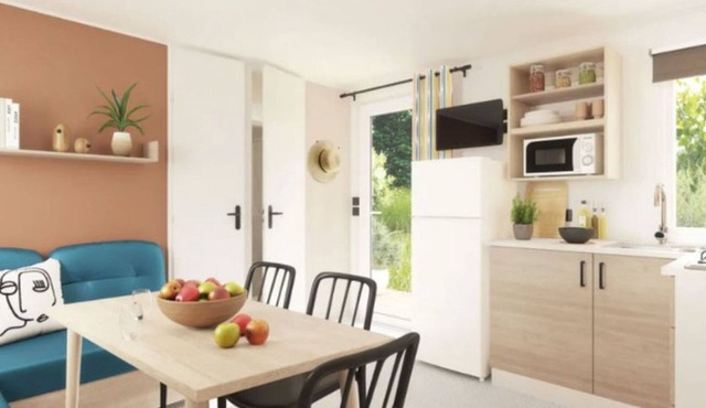 Mobile Home with Terrace for 6 in Illiers-Combray