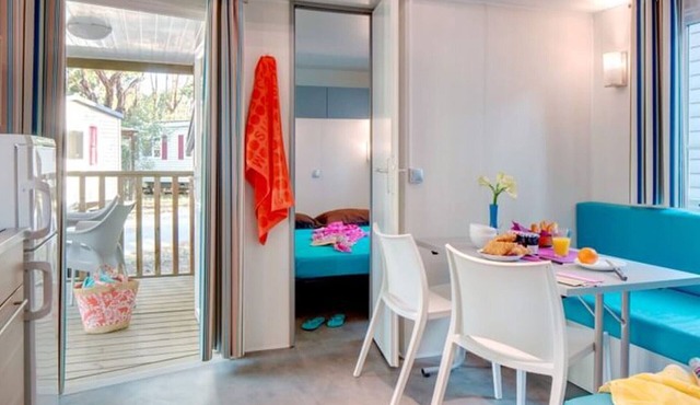 Mobile home with AC - 5 guests