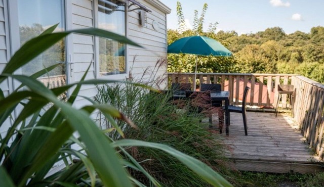 Mobile Home with Terrace in Espelette for 5 People