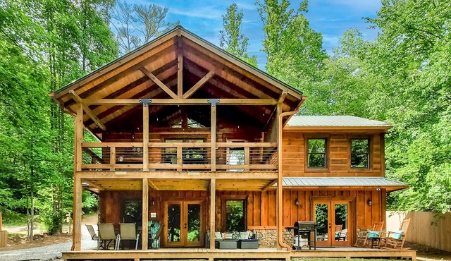 !Mobile Special! Creekside Getaway at Autumn's Bend! Private-Games-Firepit-BBQ