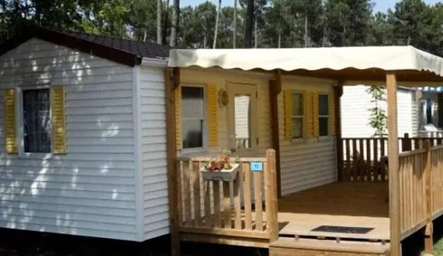 Mobilheim 2 Schlafzimmer mit TV und Klimaanlage 4 Personen